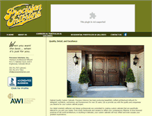 Tablet Screenshot of precisioninteriors.com